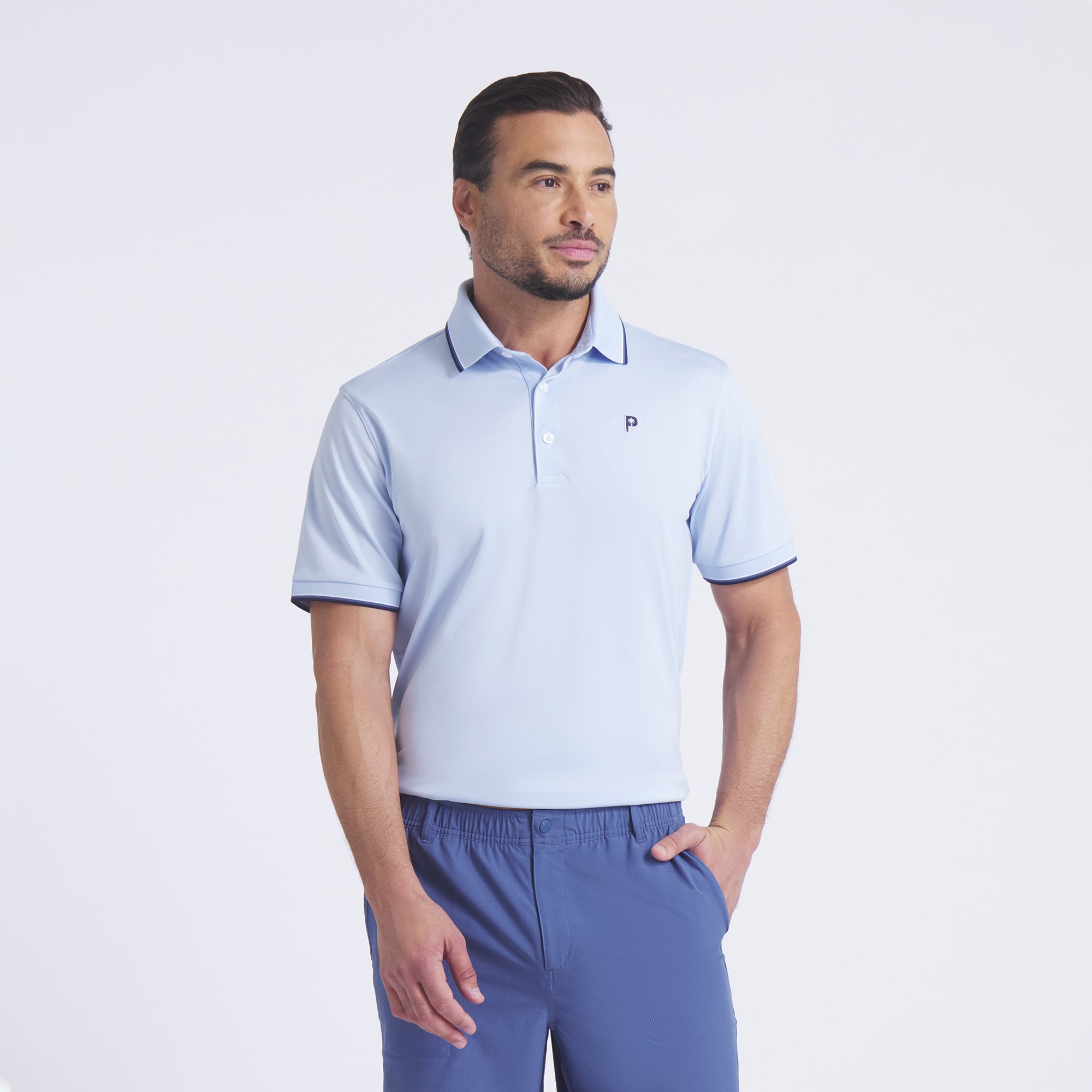 Puma x PTC Tipped Golf Polo Shirt for Men - Breathable Performance Golf Shirt with Moisture-Wicking Technology - Perfect for Golf Tournaments, Casual Wear & Outdoor Sports