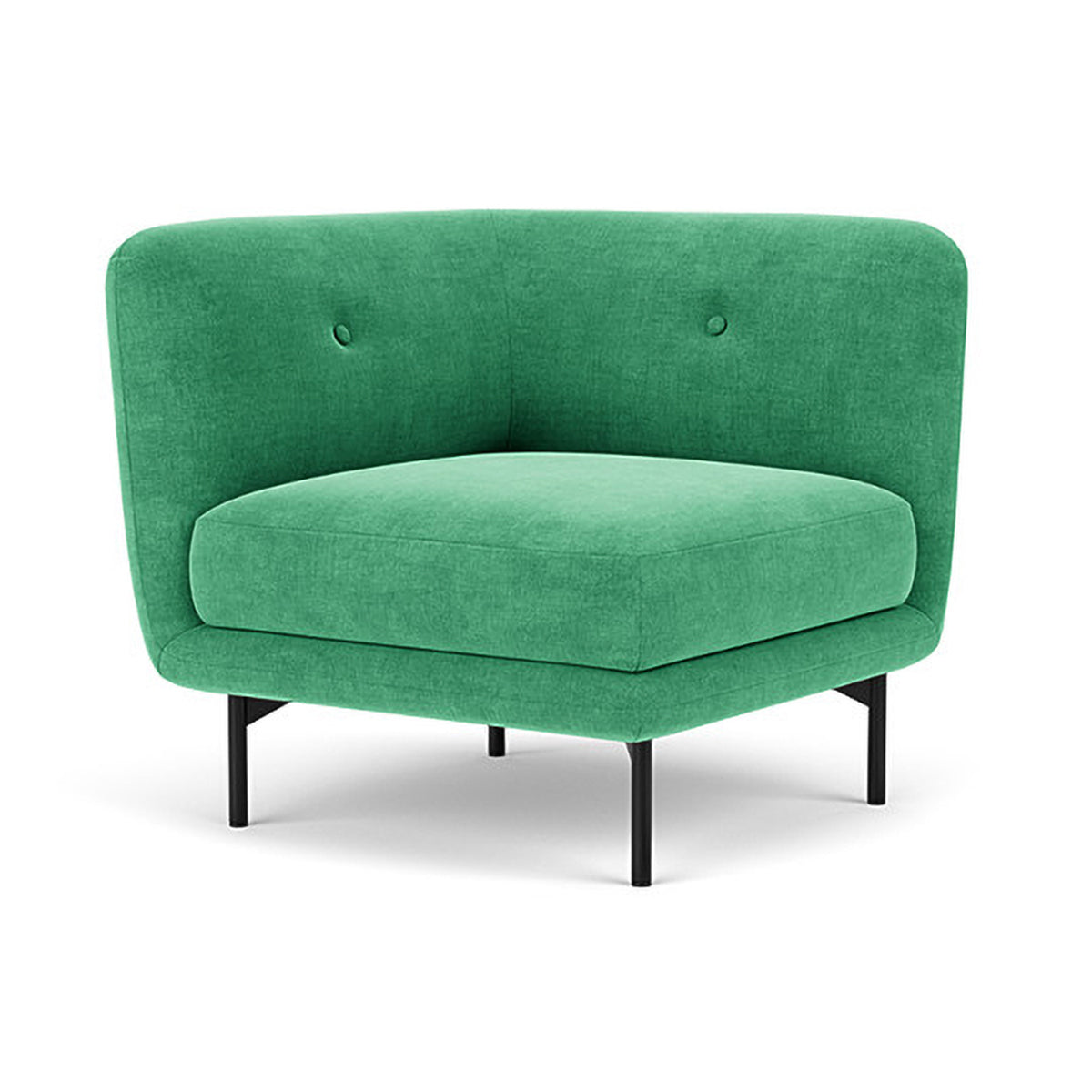 Alfred Fabric Right 1 Seater Modular Sofa - Modern Comfortable Single Chair for Living Room, Bedroom & Small Spaces