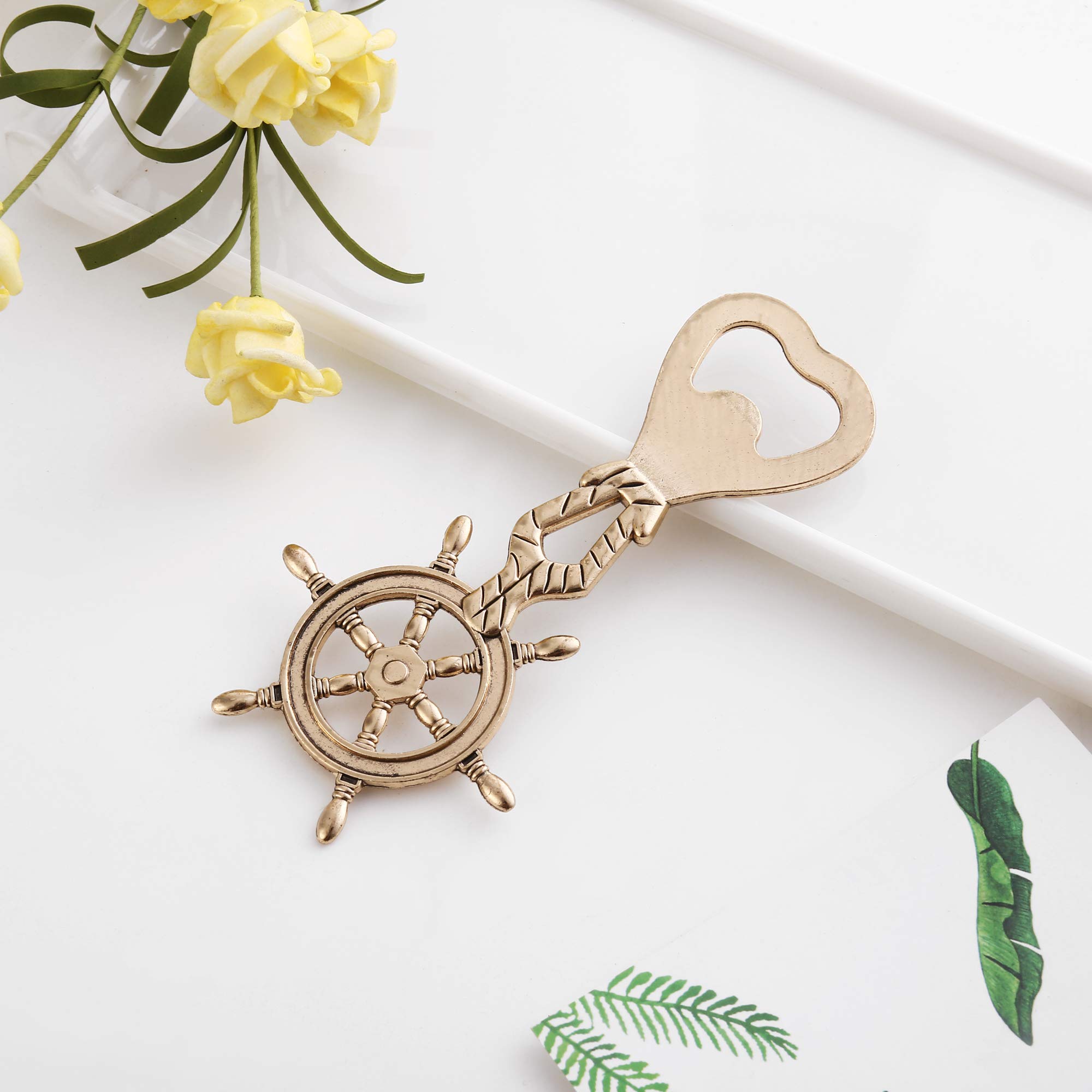 Rudder Bottle Opener - Nautical Beer Opener for Boaters - Sailor Birthday Gift - Nautical Decor Accessories in Gift Box - Perfect for Boating, Sailing, and Beach Parties