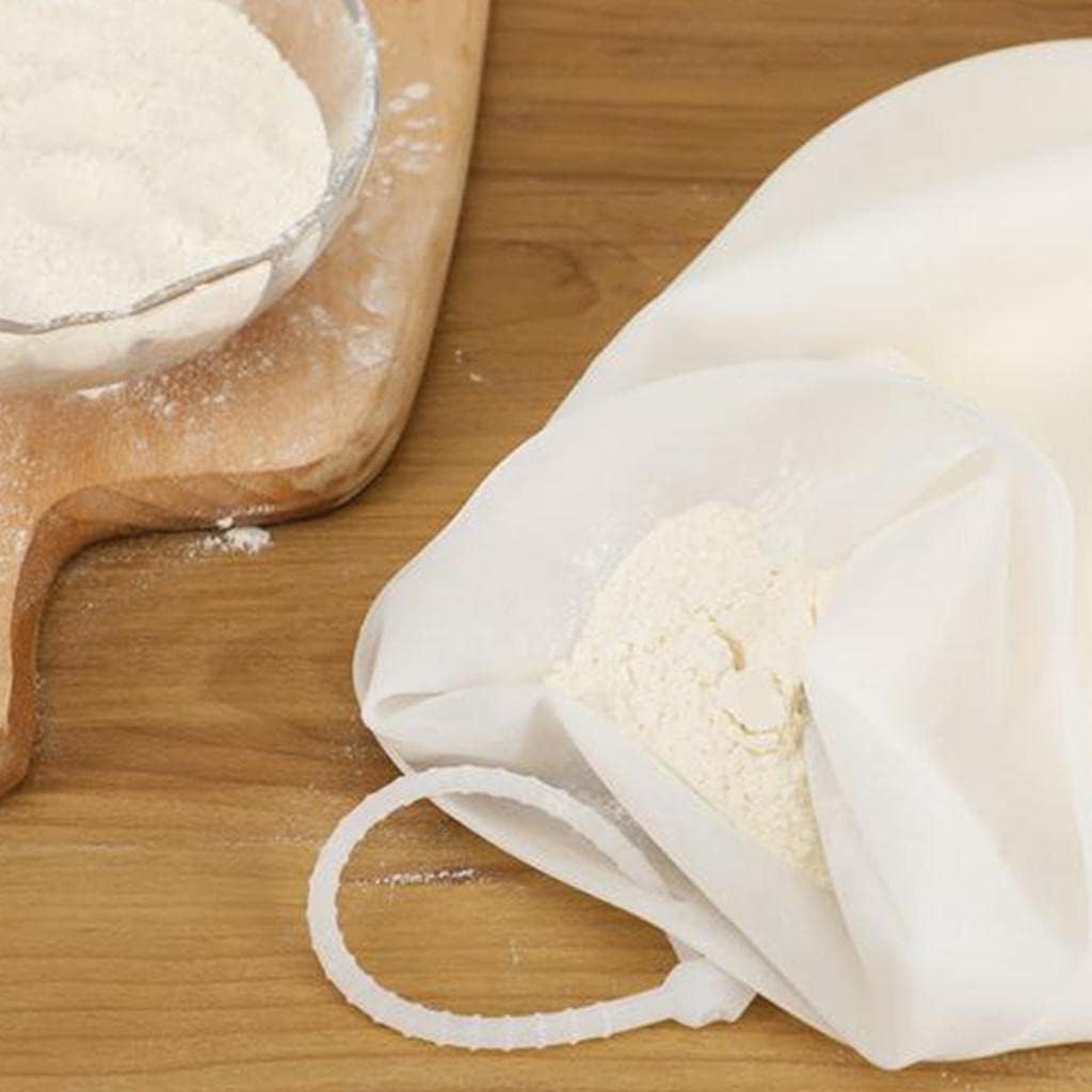 Hofex Reusable Food Grade Silicone Dough Kneading Bag - Multi-Purpose Pastry Mixing Tool with Mariner Ring for Baking, Cooking & Storage | Perfect for Bread, Pizza Dough & Cookie Making