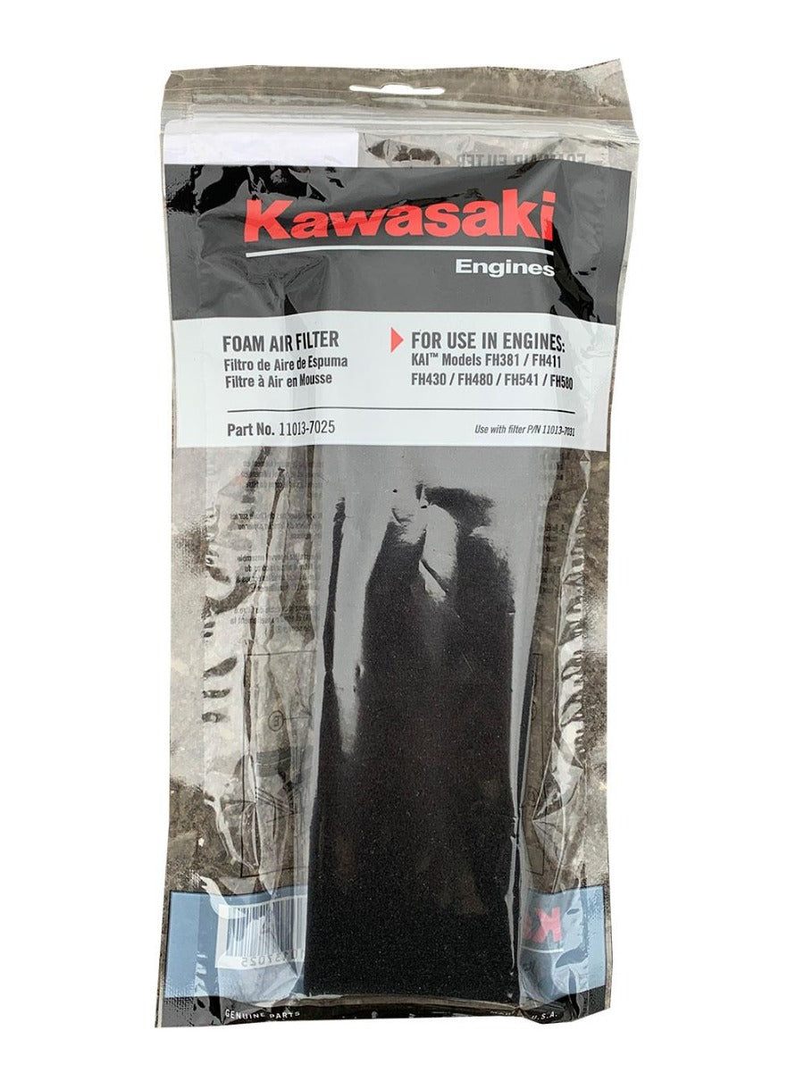Kawasaki 11013-7025 Replacement Air Filter Element - Compatible with Kawasaki Engines & Lawn Mowers - Perfect for Outdoor Power Equipment Maintenance