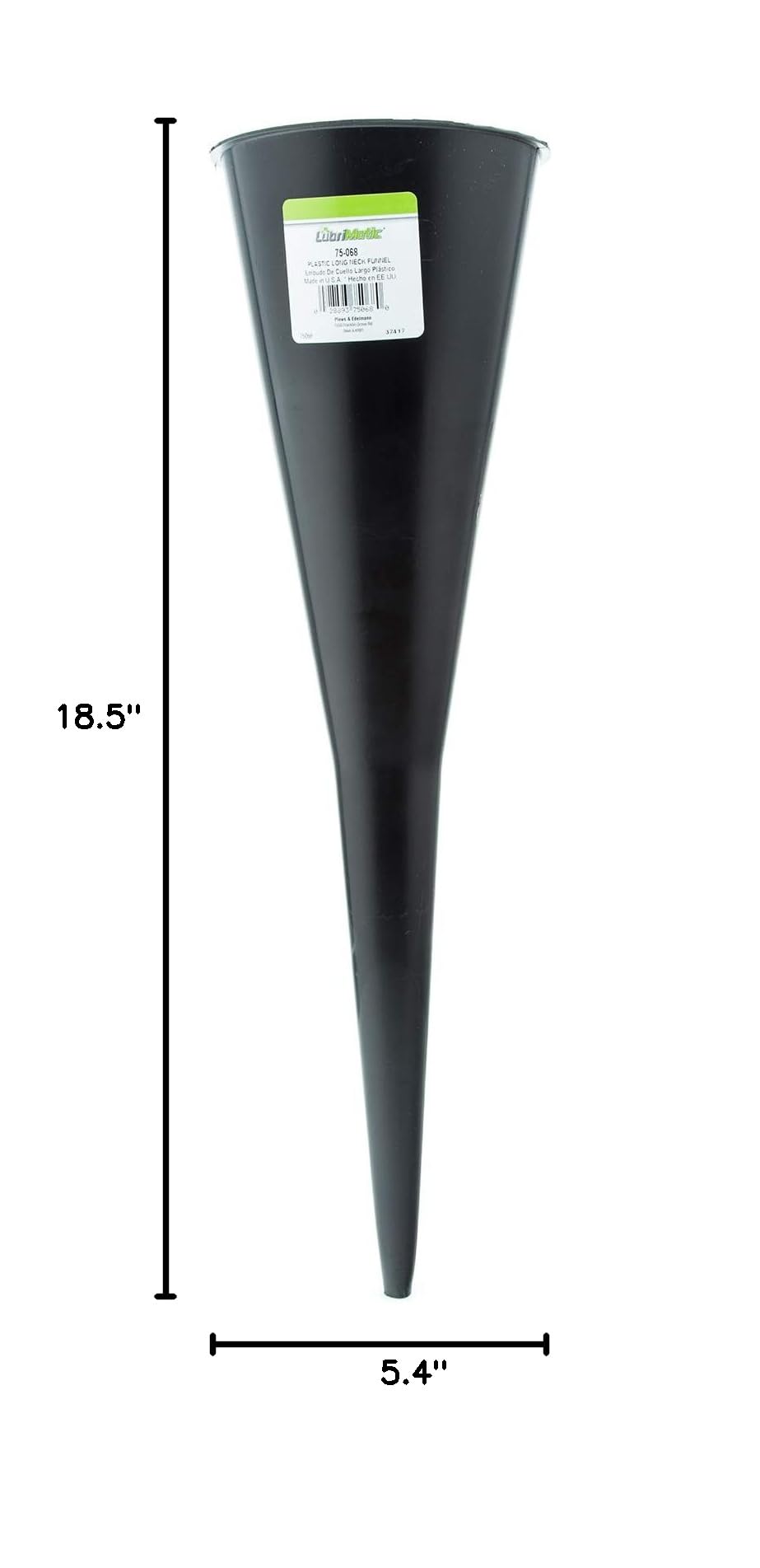 Plews 75-068 Super Size Plastic Funnel 3-Pack - Heavy Duty Large Funnel Set for Automotive Fluids, Oil Changes, Gardening & DIY Projects