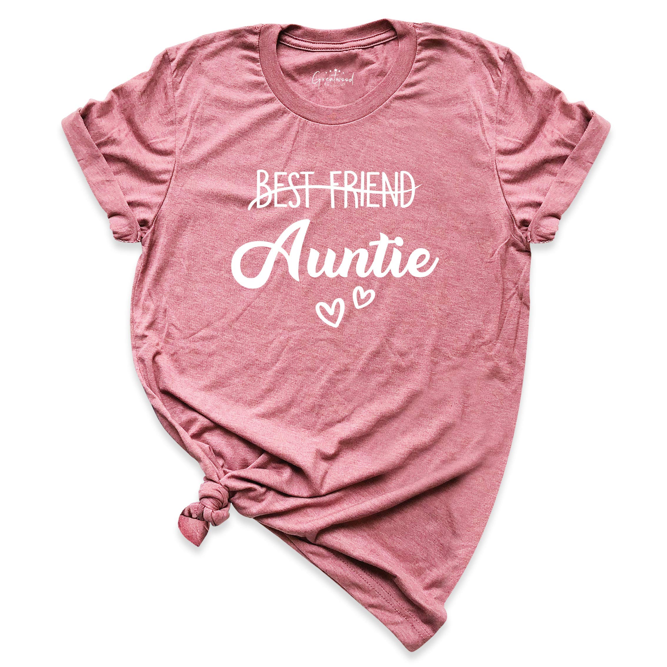 Best Friend Aunt T-Shirt - Cute Pregnancy Announcement Gift for New Aunts - Perfect for Family Gatherings & Surprise Reveals