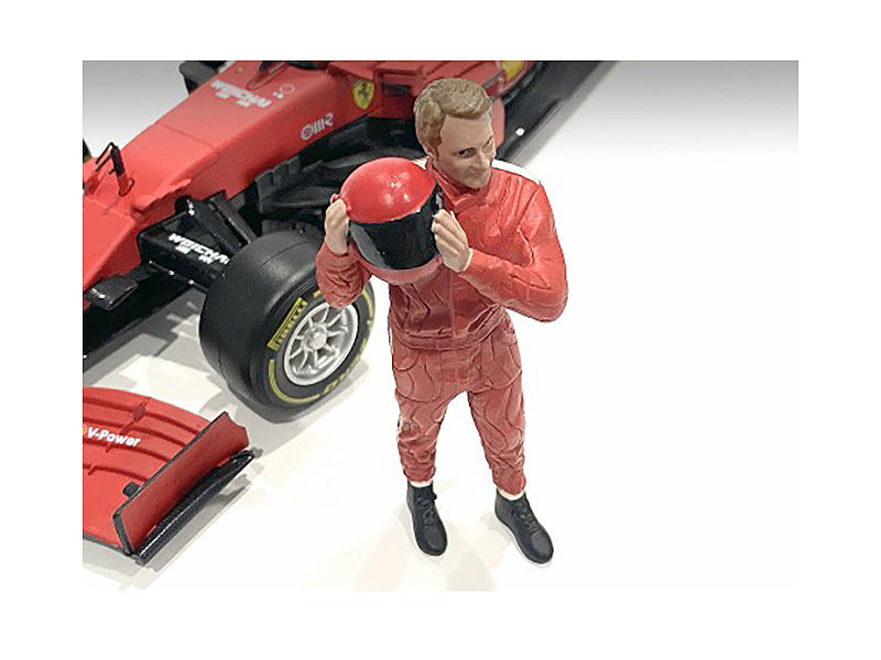 Vintage 1970s Racing Legends Action Figure - 1/18 Scale Model Car Collectible by American Diorama | Perfect for Diecast Displays, Man Cave Decor & Motorsport Memorabilia Collections