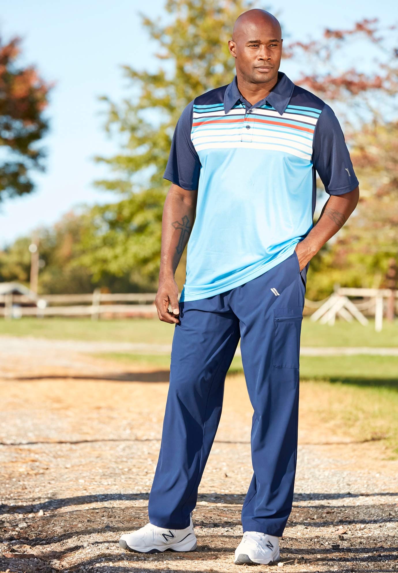 KingSize Men's Big & Tall Tech Pants - Comfortable Stretch Work Pants for Office & Outdoor Activities