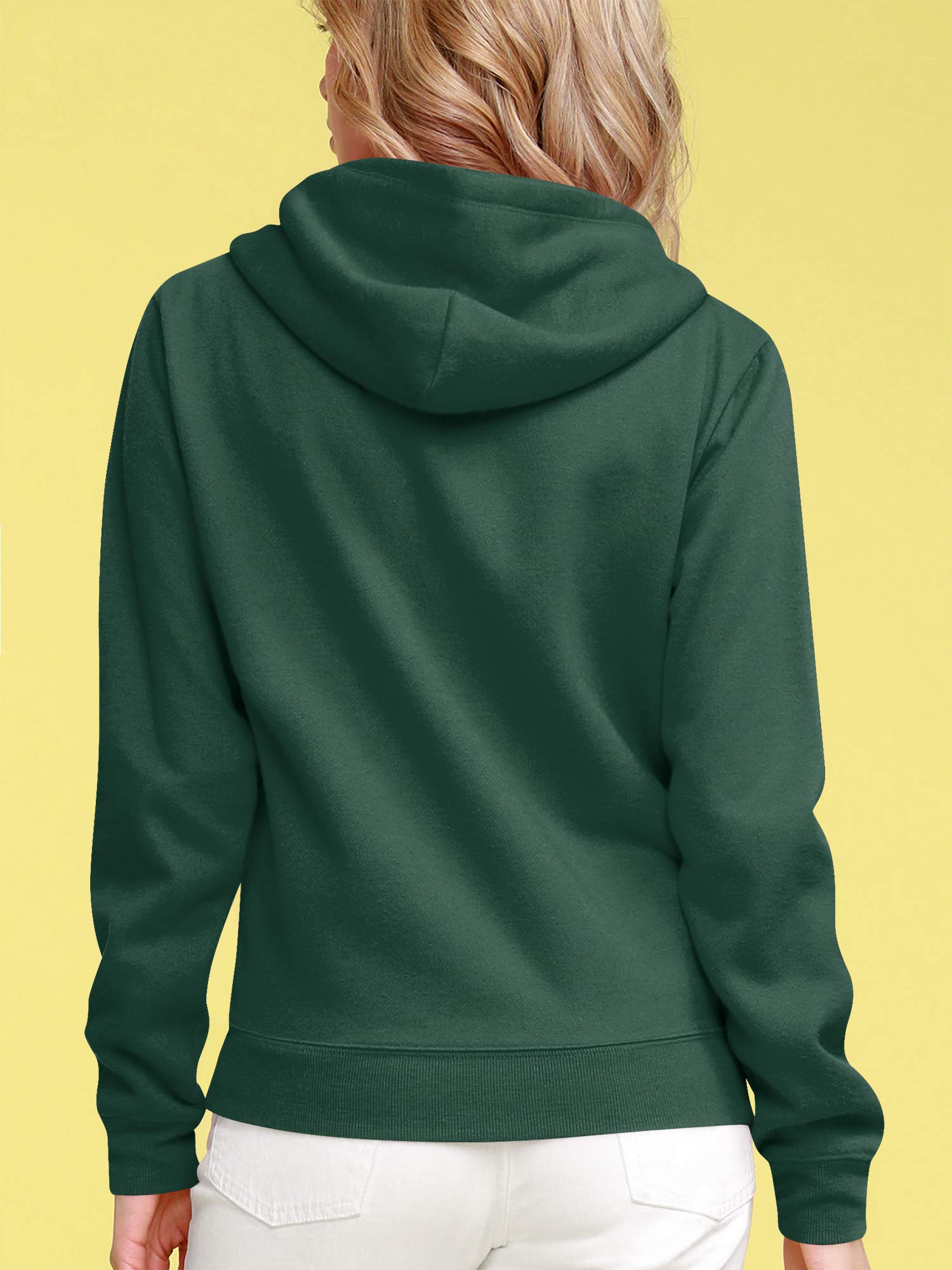 CTC Women's Active Fleece Zip-Up Hoodie Sweater Jacket - Lightweight Warm Workout Pullover for Running, Yoga & Outdoor Activities