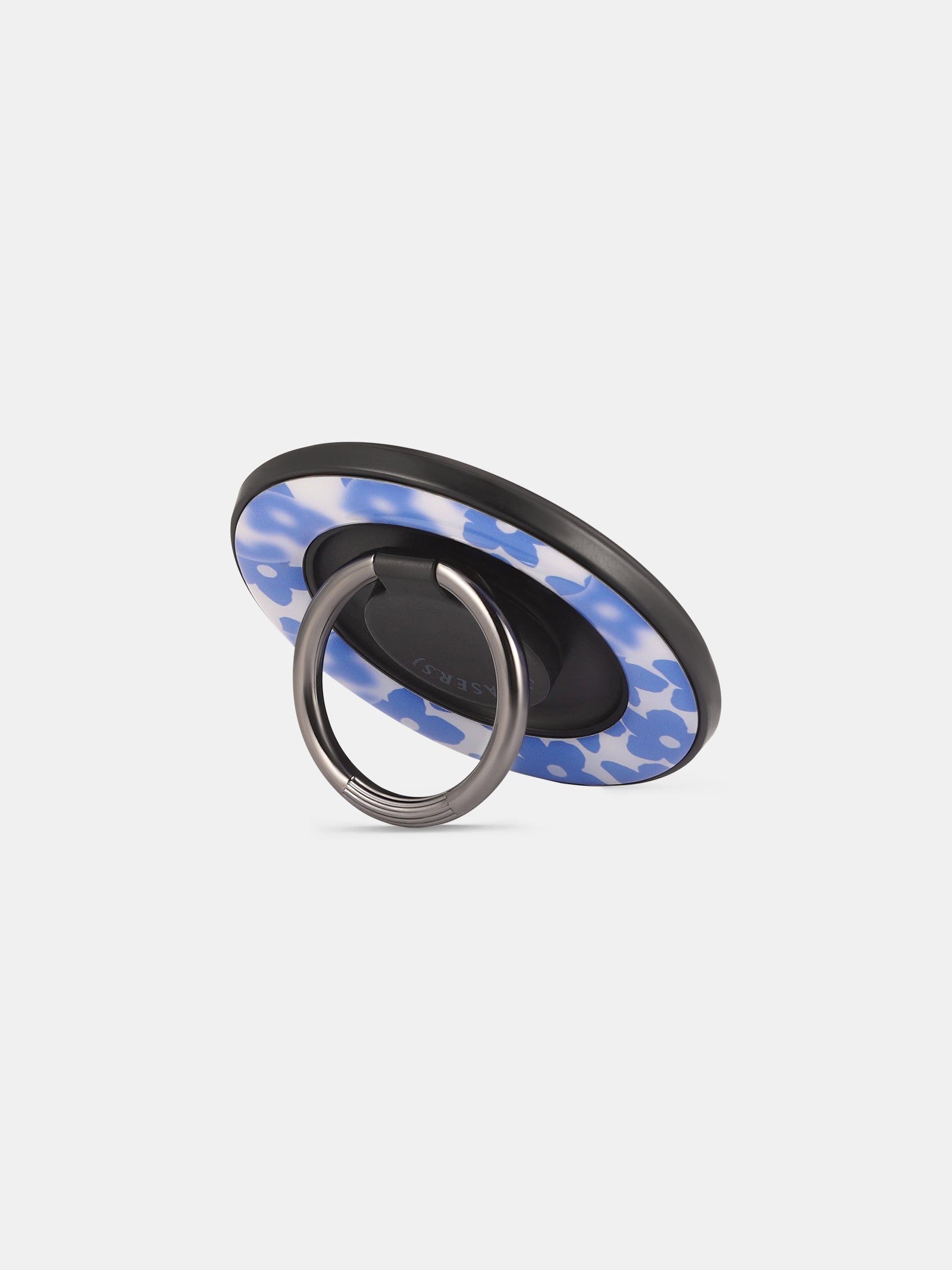 Magnetic Ring Spinner Stand - Magsafe Compatible Phone Holder in Azure Blue - Perfect for Desk, Car & Travel Use