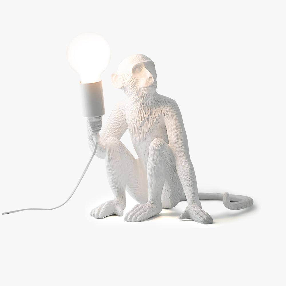 Cute Monkey Table Lamp for Kids - Night Light & Decor for Bedroom, Nursery, Study Room - Perfect for Reading, Relaxing & Creating a Cozy Atmosphere
