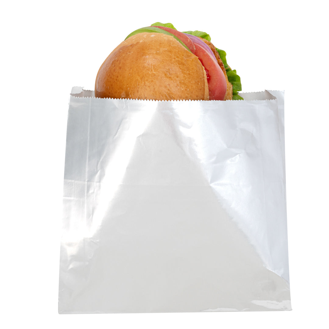 Premium Foil Sandwich Bags for Hot Food - 7.75