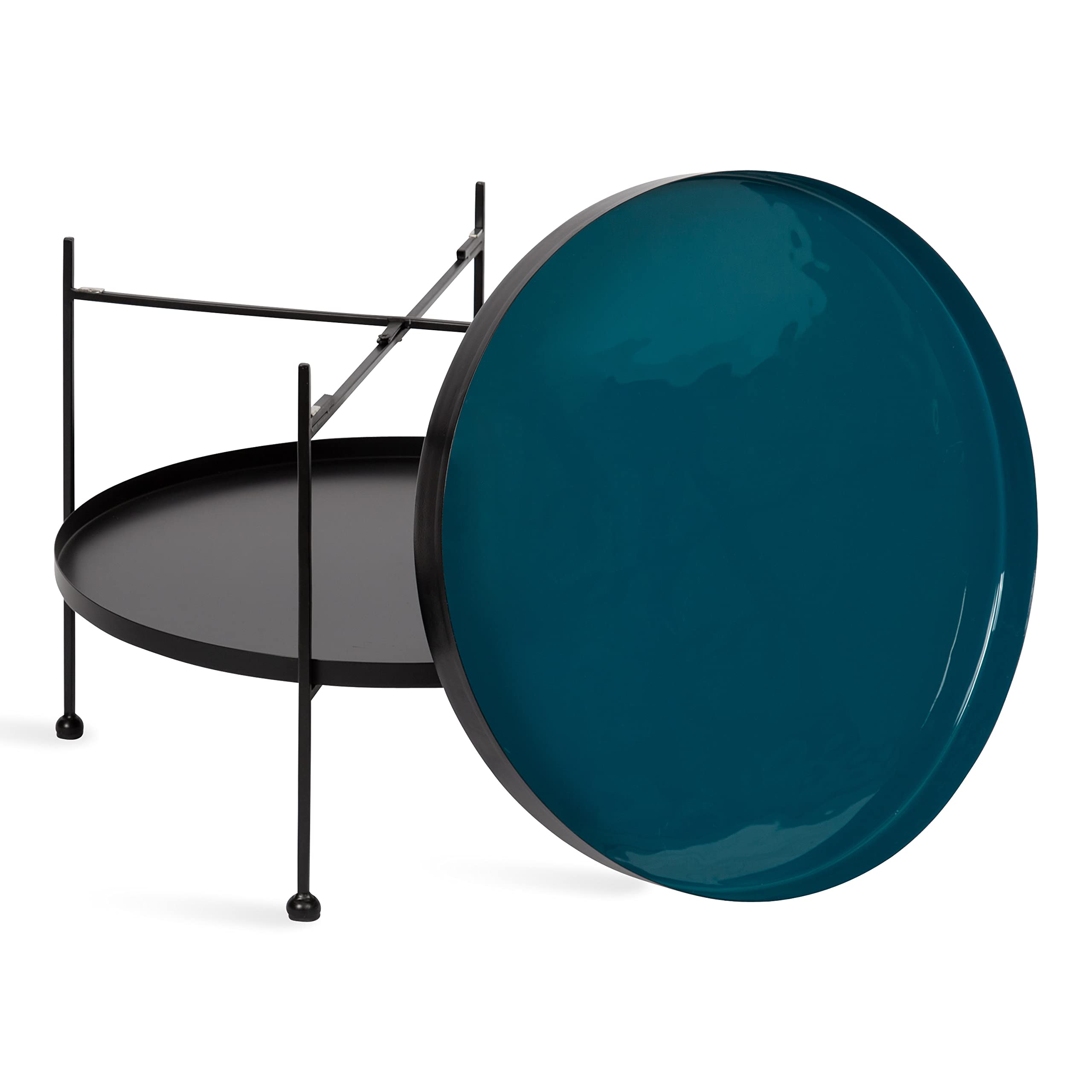 Kate & Laurel Nira Modern Round 2-Tier Coffee Table - 26