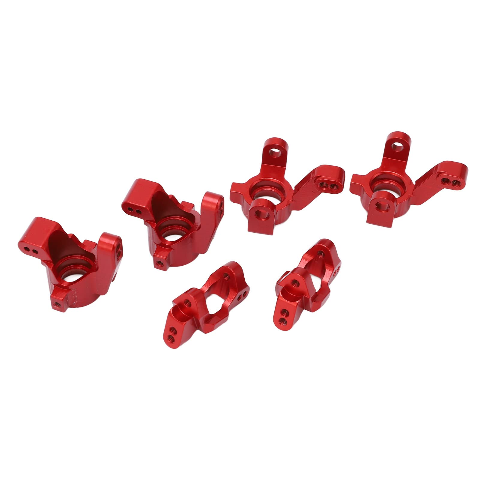 Uxsiya RC Car Steering Group Assembly - High Strength Wear Resistant Steering Kit for 1/18 RC Cars | Lightweight Aluminum Alloy | Durable & Stylish Blue Design | Perfect for Off-Road Racing & RC Car Upgrades