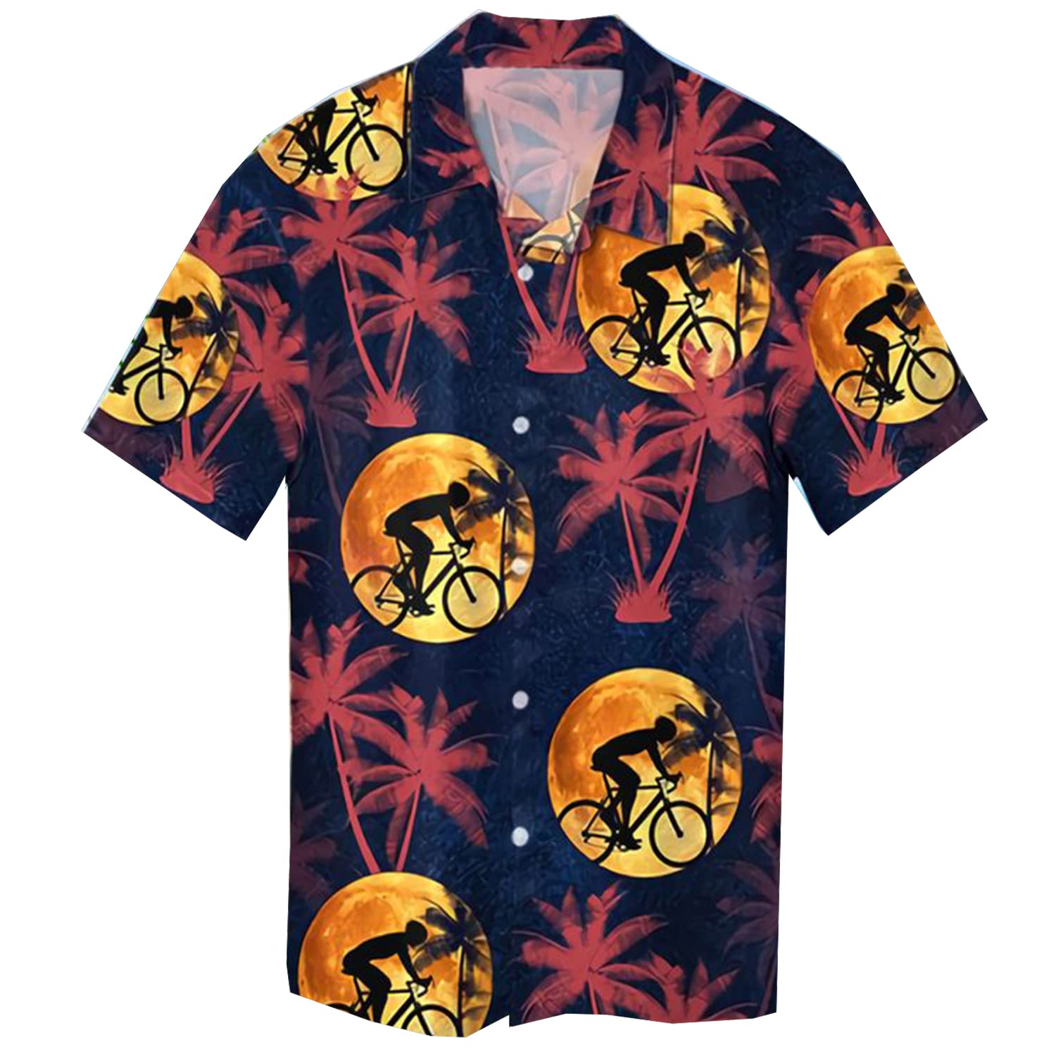 Men's Summer Hawaiian Shirts - Breathable Short Sleeve Button Down Shirts for Sports & Fitness | Beach Vacation, Golf Outing & Casual Wear