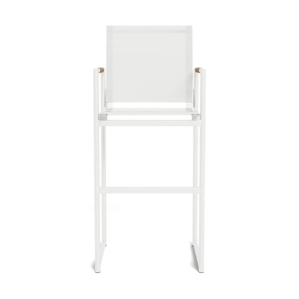 Premium Aluminum Outdoor Bar Stool - Lightweight & Weather-Resistant Patio Furniture for Backyard, Poolside & Garden Use