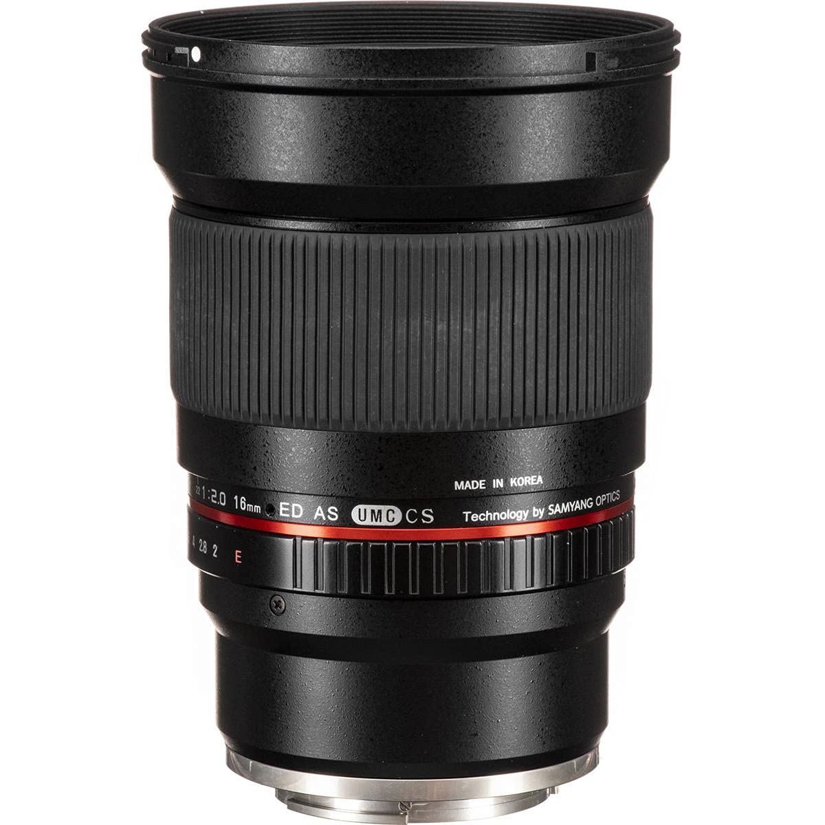 Rokinon 16mm F/2.0 ED AS UMC CS Wide Angle Manual Focus Lens for Sony E Mount (NEX) Mirrorless Cameras - Perfect for Landscape, Architecture & Low Light Photography