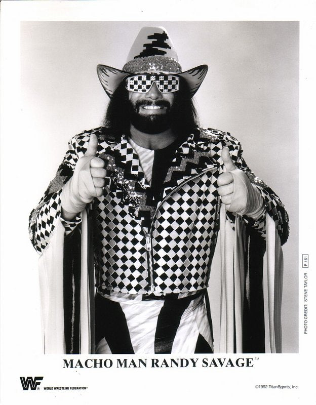 1992 Macho Man Randy Savage P161 WWF Final Promo Wrestling Trading Card - Collectible Memorabilia for Fans & Card Enthusiasts