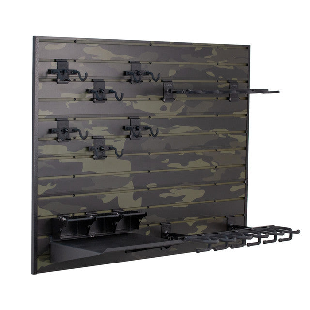 Black Camo Gun Wall Mount Bundle - Heavy Duty HD100 BC - Perfect for Firearm Storage, Gun Room Organization & Tactical Display