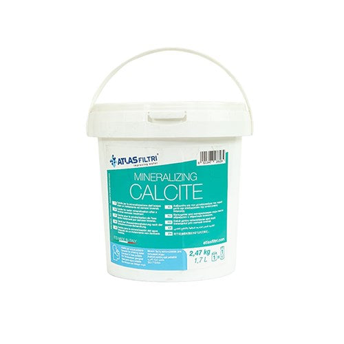 Atlas Filtri 10 x 4.5 Inch Reusable Water Filter Cartridge Housing with Refillable Granules/Resin - Whole House Water Filtration System for Clean Drinking & Shower Water