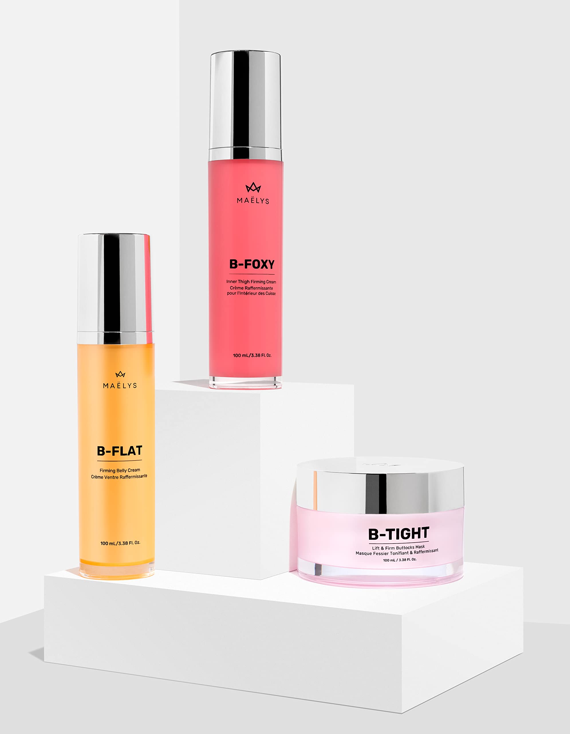 MAËLYS Premium Body Smoothing Bundle – Firming & Toning Cream Set for Cellulite Reduction & Stretch Marks – Perfect for Post-Pregnancy, Weight Loss & Daily Skincare Routine