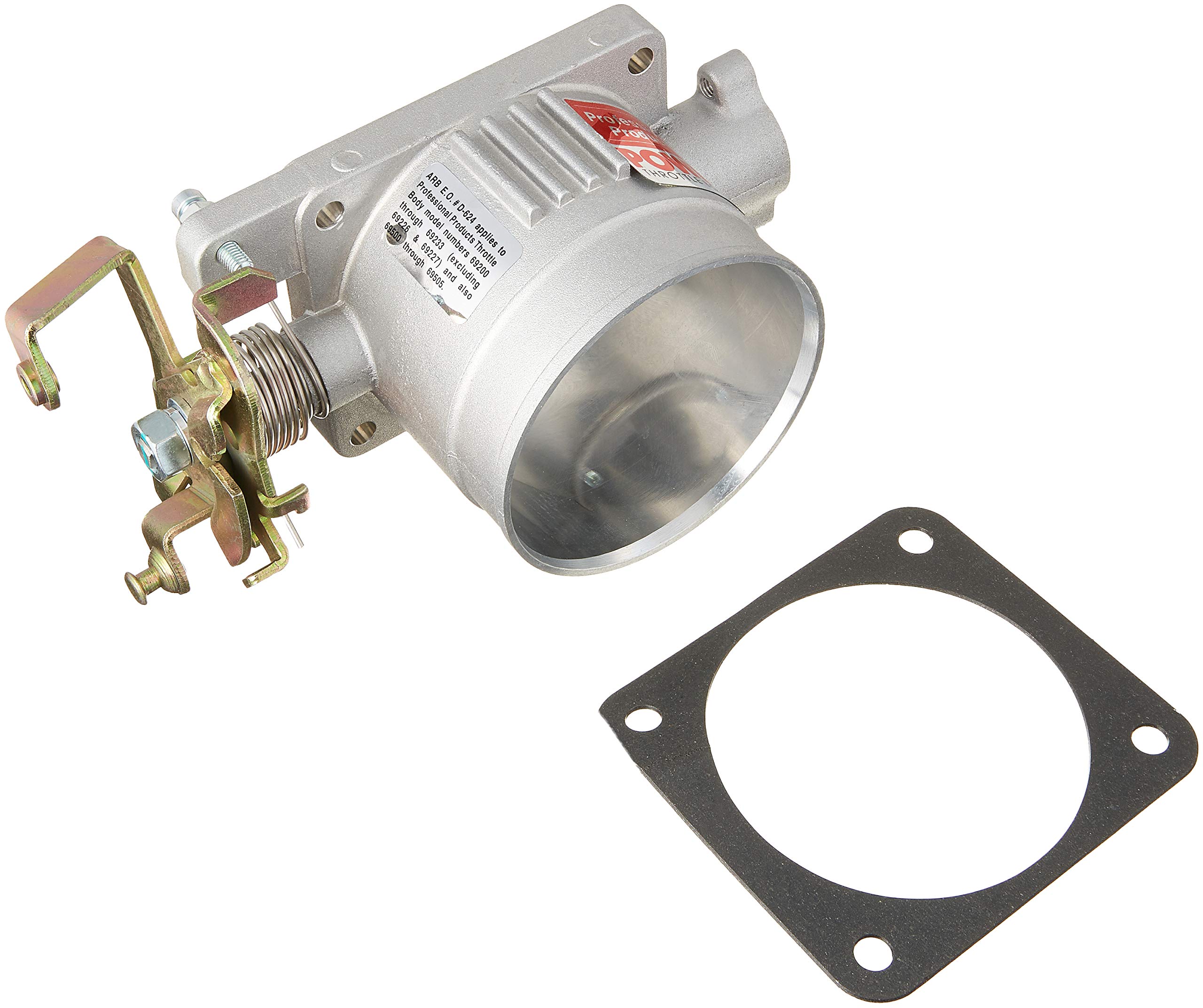 75mm Satin Throttle Body for Car Performance Upgrade - High Flow Aluminum Throttle Body Replacement for Enhanced Engine Power & Acceleration - Perfect for Racing, Street Performance & Engine Mods