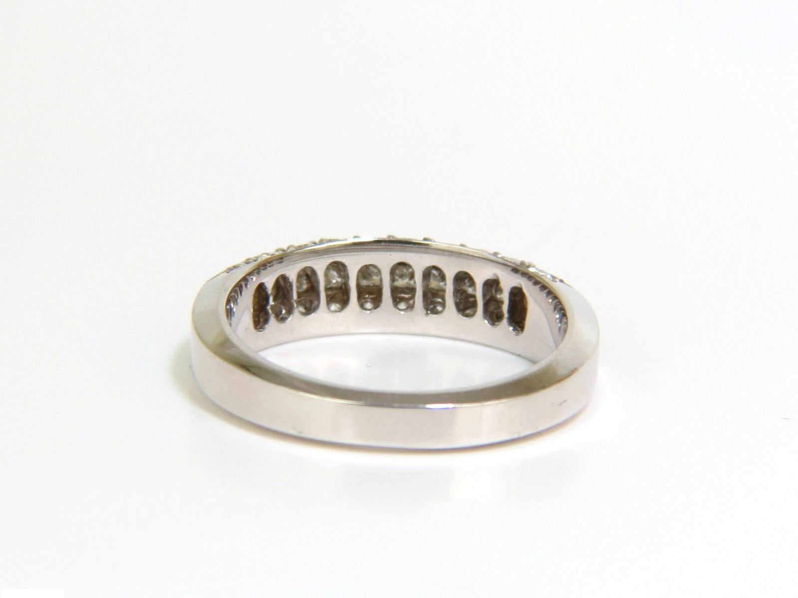 1.20CT Princess & Round Cut Diamond Band Ring in 14KT Gold (G/VS) - Perfect for Engagement, Wedding, Anniversary & Everyday Elegance