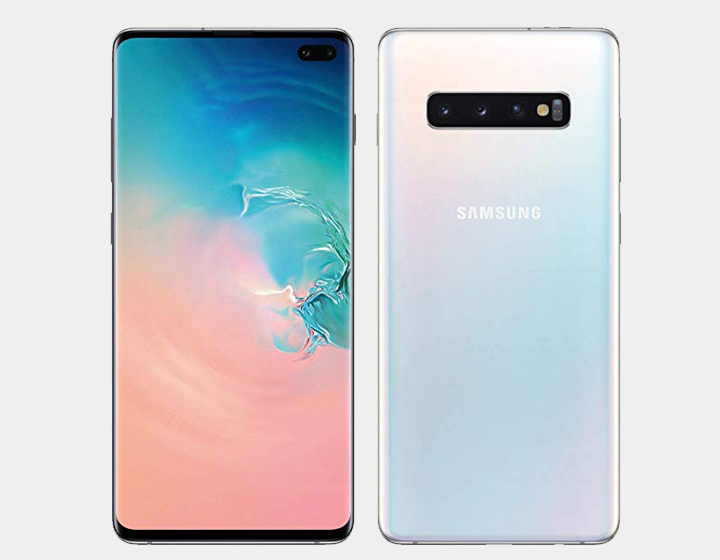 Samsung Galaxy S10+ SM-G975F/DS 512GB 8GB RAM Dual SIM Factory Unlocked Smartphone - Ceramic White | International Version | Perfect for Business Travelers & Global Users