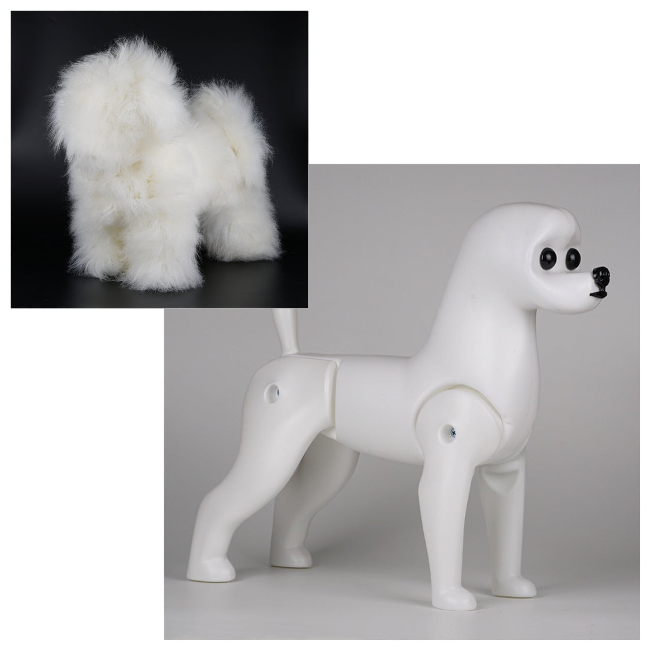 OPAWZ 1:1.2 Scale Bichon Frise Dog Model Value Pack (VP31) - Perfect for Pet Grooming Training, Salon Display & Dog Breed Education
