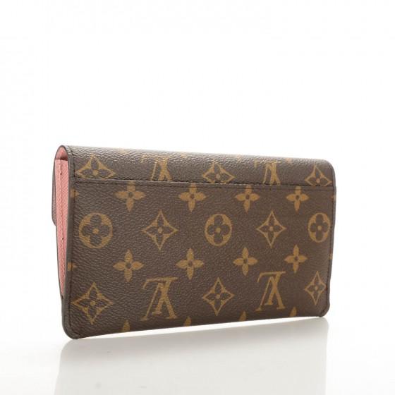 LV Jeanne Wallet Monogram Rose Ballerine Pink - Luxury Women's Crossbody Wallet for Everyday Use & Special Occasions