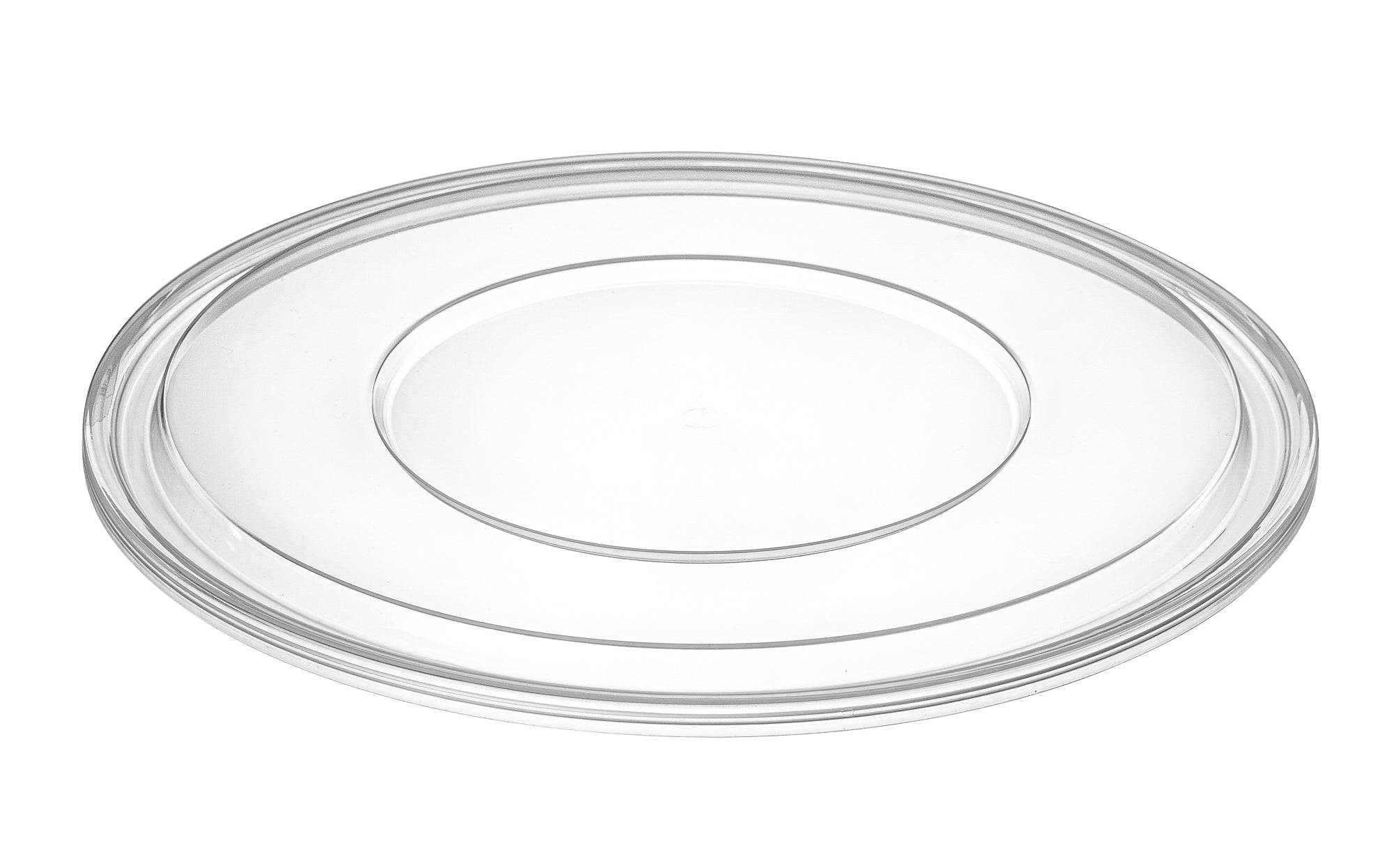 Clear Salad Bowl Set of 3 - BPA-Free Plastic Serving Bowls for Fresh Salads, Fruits, Snacks - Perfect for Parties, Picnics & Family Dinners