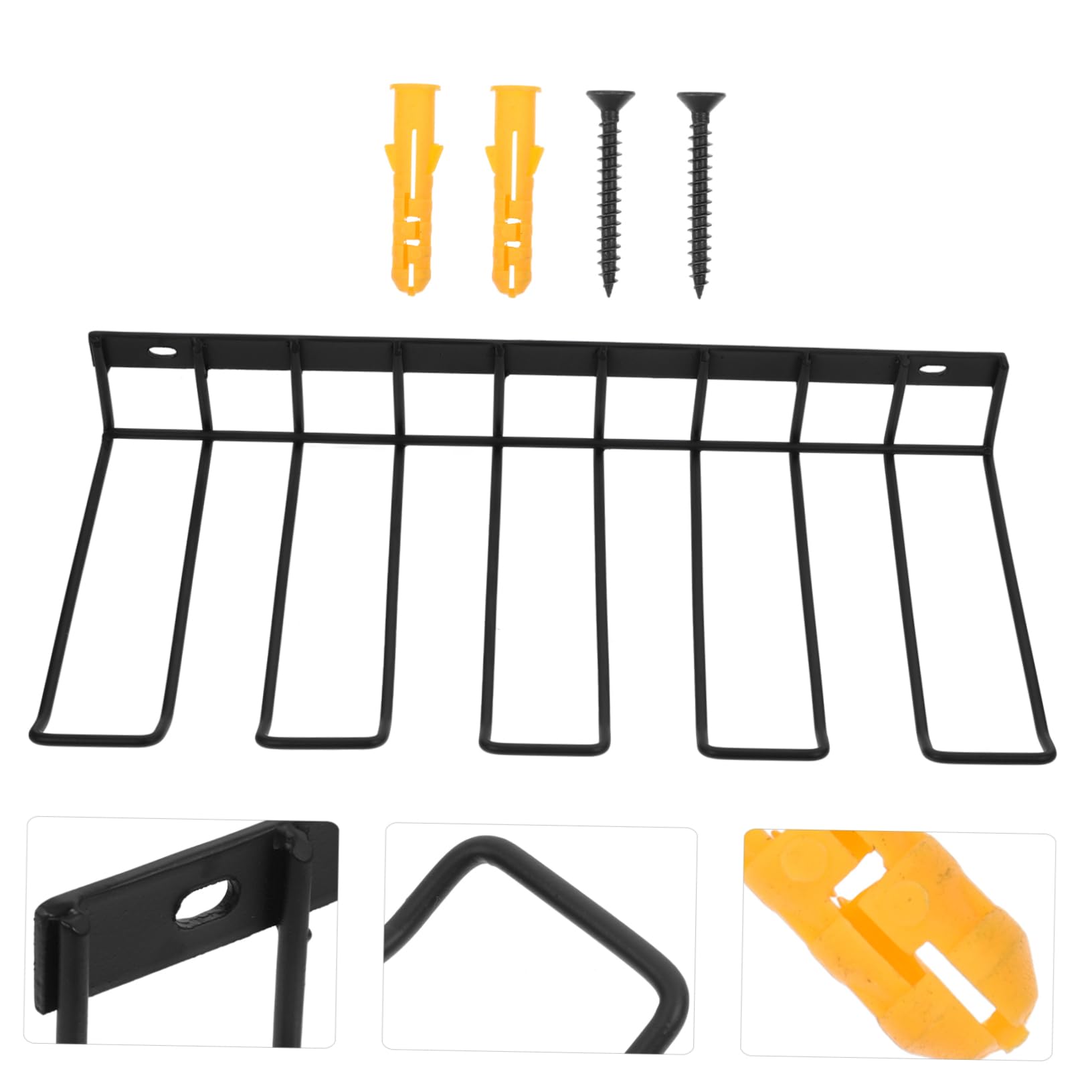 Veemoon Heavy Duty Wall Mount Power Tool Organizer - Drill & Tool Storage Rack for Garage, Workshop & DIY Projects - Durable Metal Shelf for Screwdrivers, Wrenches & Hammers