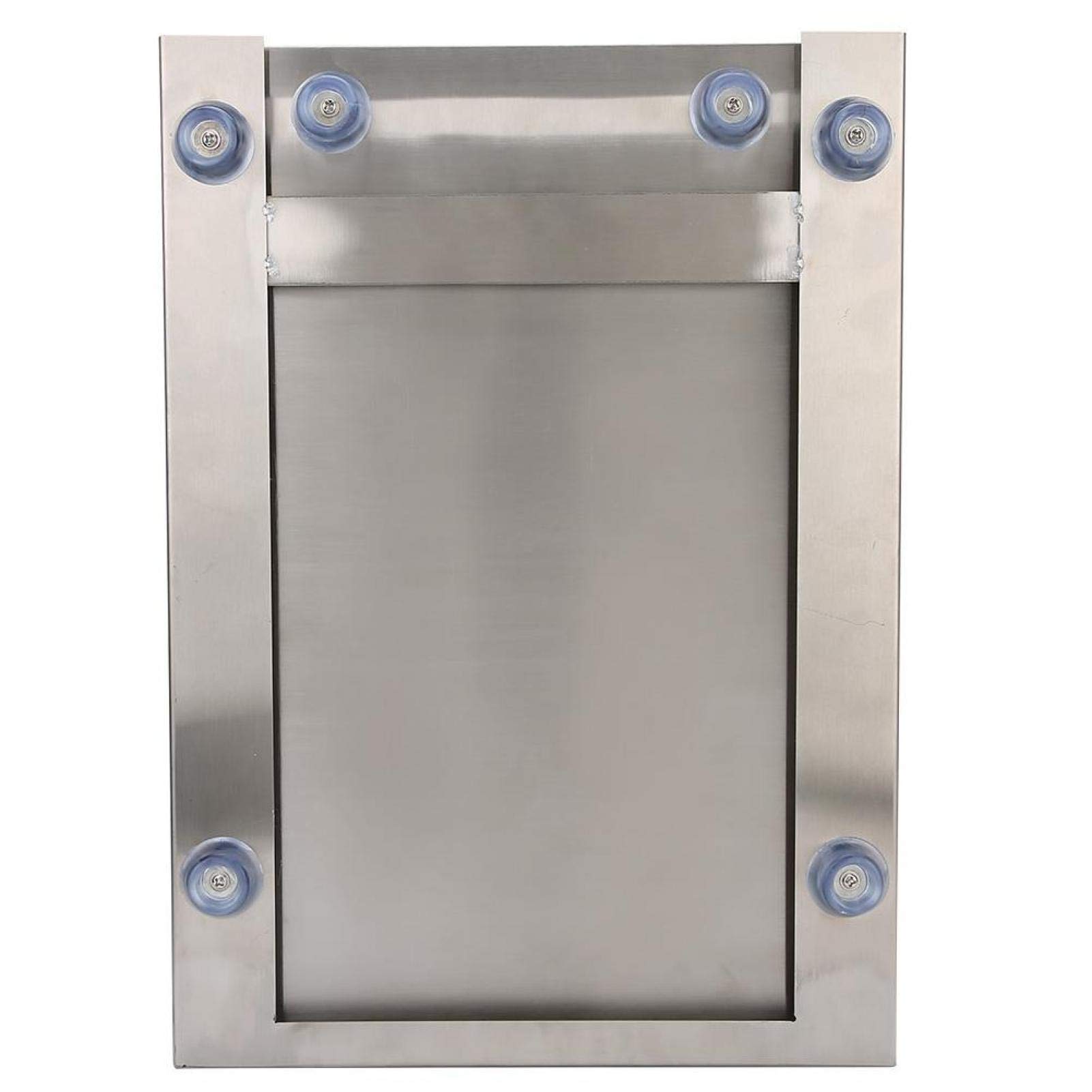 Premium Commercial Coffee Ground Box - Anti-Spill Coffee Knock Container for Coffee Shops & Milk Tea Stores (Silver) | Durable & Hygienic for Barista & Cafe Use