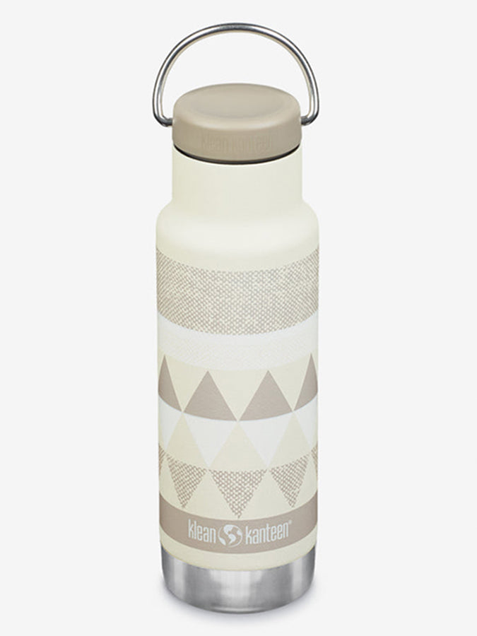 Klean Kanteen 12oz (355ml) Vacuum Insulated Stainless Steel Water Bottle with Loop Cap - Leak Proof & BPA Free for Hiking, Gym & Everyday Use