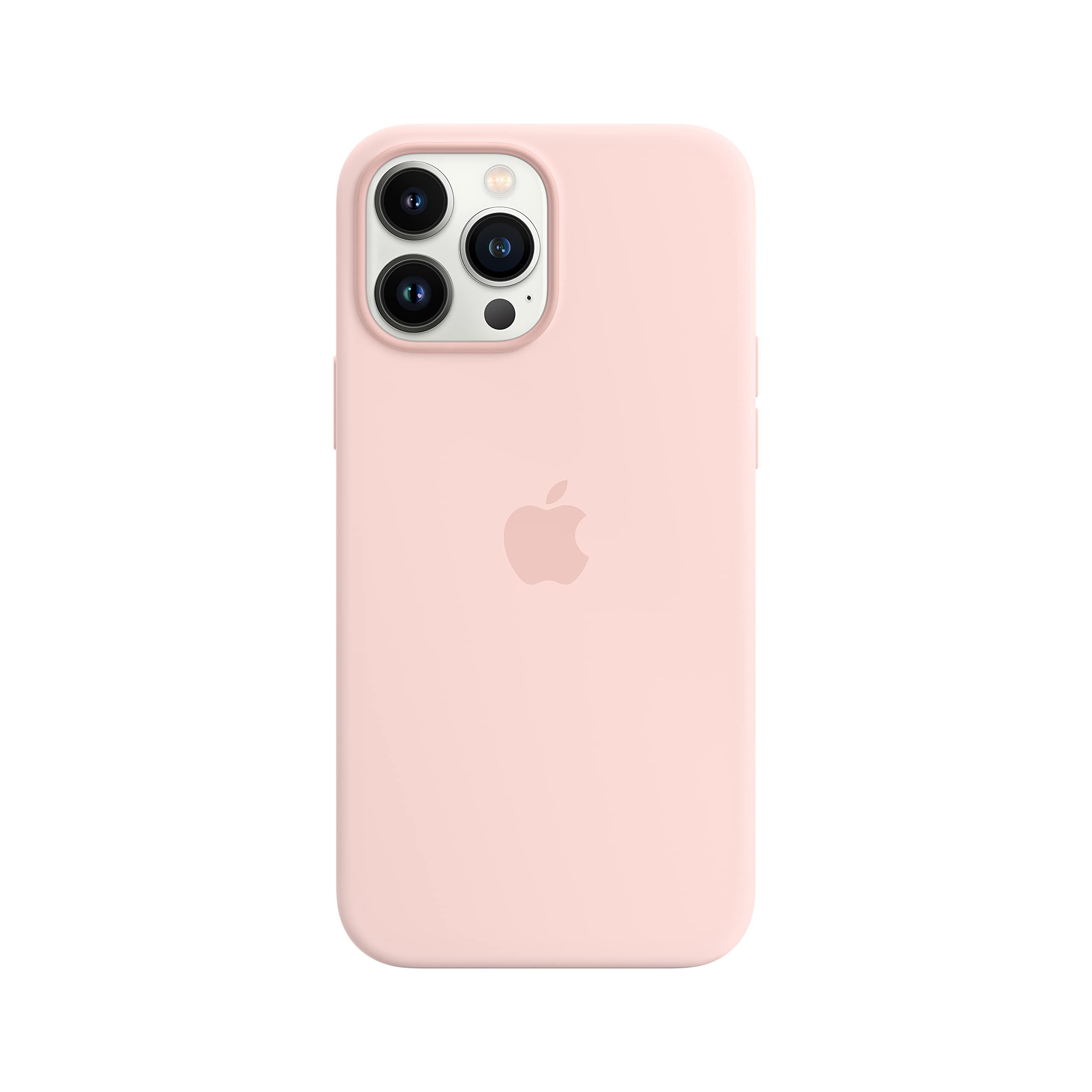 Apple iPhone 13 Pro Max Silicone Case with MagSafe - Chalk Pink | Premium Protective Cover for iPhone 13 Pro Max | Perfect for Everyday Use, Travel & Work