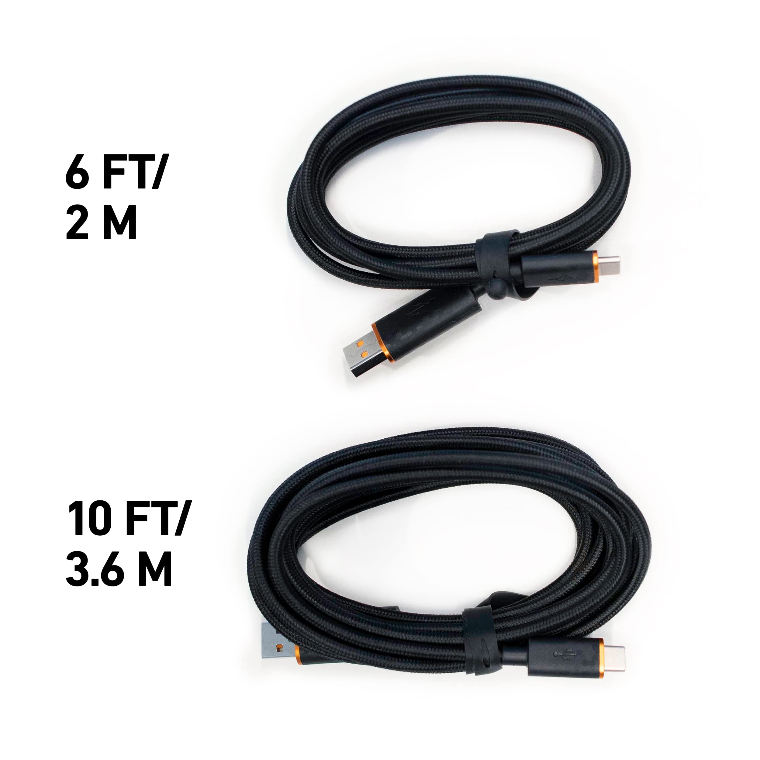 SCUF Braided USB-C Cable 6ft - Fast Charging for Xbox, PS5 & Phones - Gaming & Travel