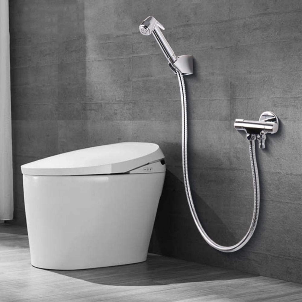 Multifunctional Cold Water Toilet Spray Gun Set - Compatible for Bathroom Cleaning, Pet Washing & Personal Hygiene | Wall Mounted Shower Sprayer for Toilets, Tubs & Outdoor Use