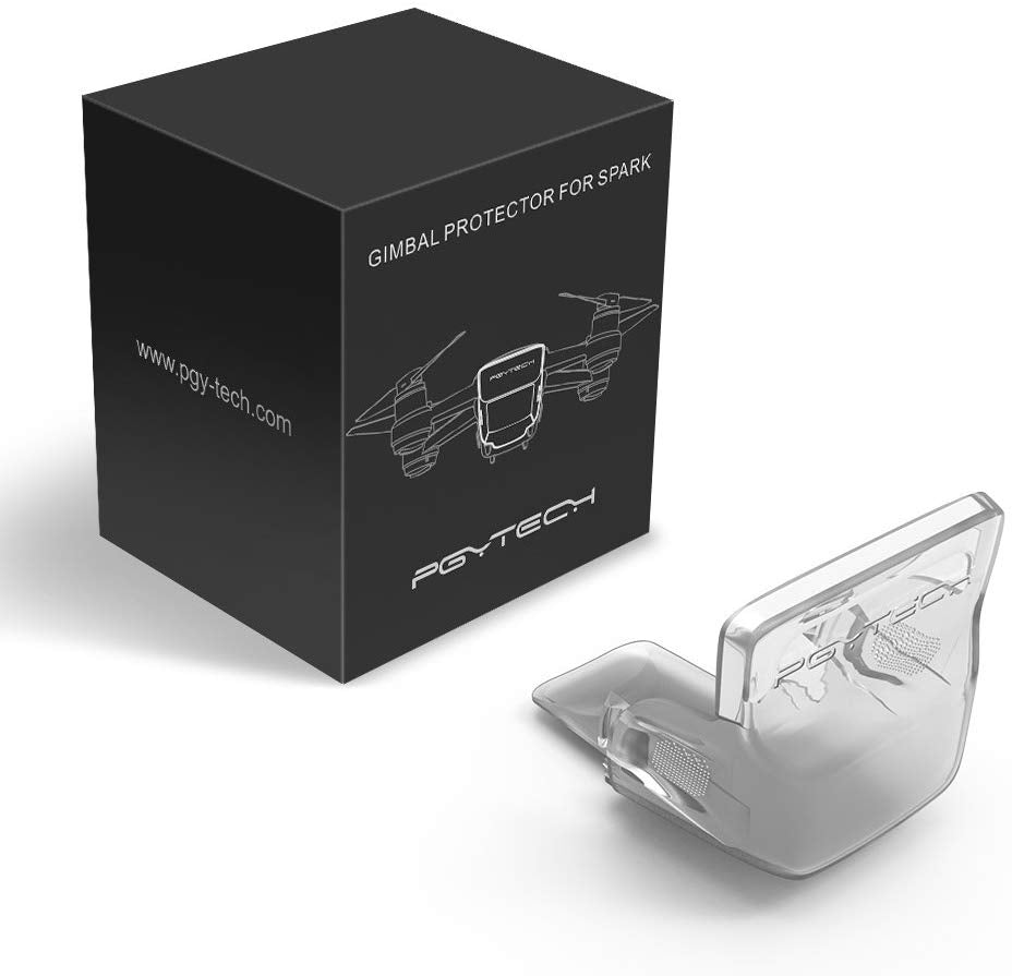 PGY TECH P SP 119 Transparent Gimbal Protector for DJI Spark Drone - Perfect for Aerial Photography, Travel & Outdoor Adventures