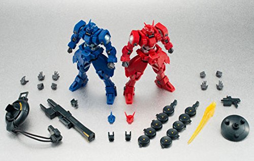 Bandai Robot Damashii [Side MS] New Mobile Report Gundam Wing Action Figures - Vayeate & Mercurius Twin Pack for Collectors | Perfect for Anime Fans, Model Displays & Gundam Battle Scenes