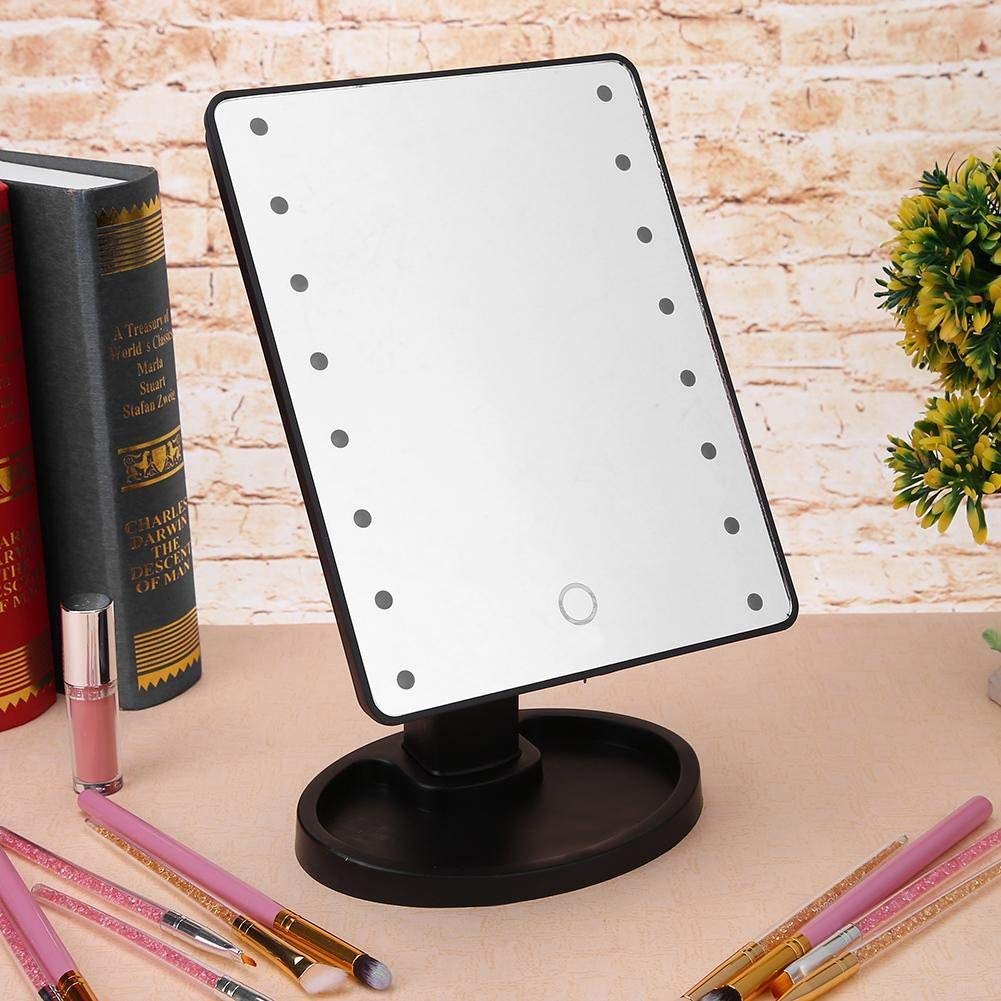 Best LED Makeup Mirror with Lights - 10X Magnification, Touch Control, Dimmable for Vanity, Bathroom & Travel - Perfect for Makeup Application, Skincare & Grooming