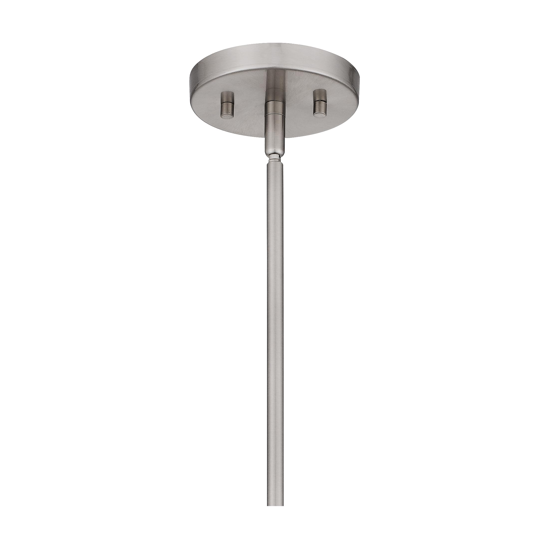 Quoizel Fremont 1-Light Brushed Nickel Mini Pendant Light Fixture - Perfect for Kitchen Island, Dining Room, or Entryway Lighting