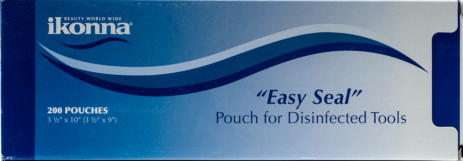 Ikonna Easy Seal Pouch for Disinfected Tools - 200pcs Resealable Sterilization Bags for Dental, Medical & Tattoo Equipment Storage