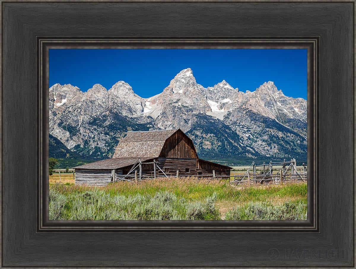 Stunning Moulton Barn Landscape Photo - Iconic Wyoming Landmark Near Grand Teton National Park | Perfect for Wall Art, Home Decor & Travel Inspiration