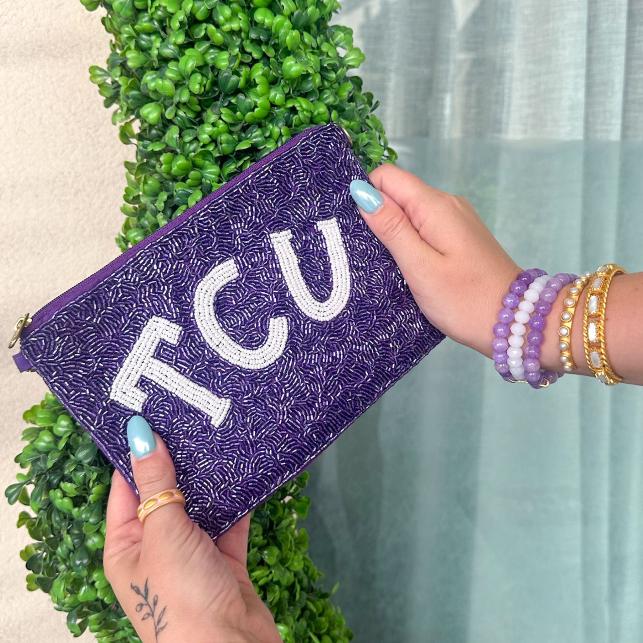 TCU Beaded Bracelet Stack - Handmade Boho Friendship Bracelets for Women, Adjustable Beaded Jewelry Set for Stacking, Perfect for Gifts, Parties, and Everyday Wear