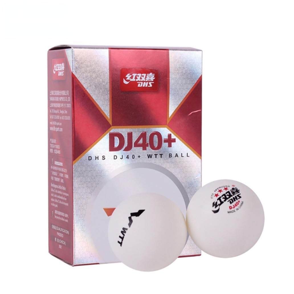 Premium 6-Pack ABS ITTF Approved 40+ Ping Pong Balls - Professional 3-Star Table Tennis Balls for WTT Competition & Training | Durable New Material for Indoor/Outdoor Play, Clubs & Home Practice