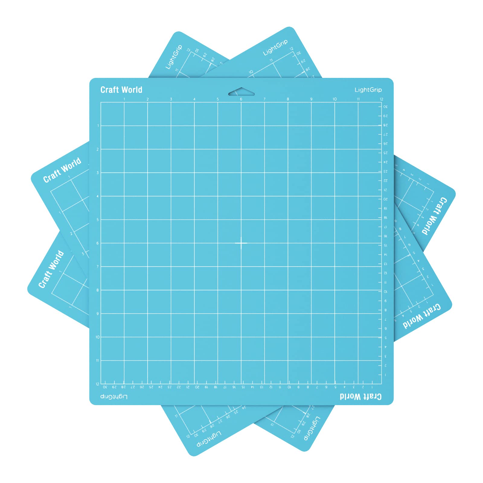Lightgrip Cutting Mat for Cricut Maker 3/Maker/Explore 3/Air 2/Air/One (12x12 Inch, 3 Pack) - Reusable Self-Healing Craft Mat for Vinyl, Paper, Cardstock - Perfect for DIY Projects, Scrapbooking & Home Decor
