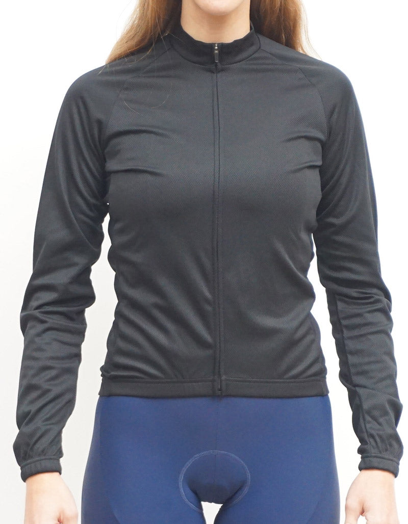 Women's Winter Jersey Black - Warm & Stylish Fleece Pullover for Cold Weather - Perfect for Outdoor Activities, Hiking & Casual Wear