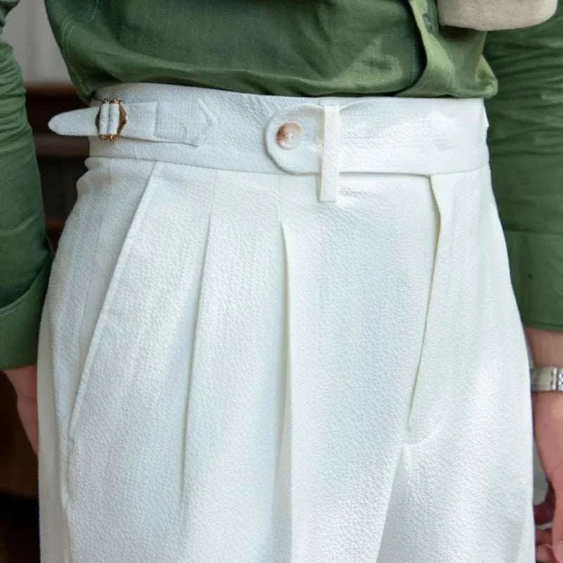 Italian Designer High Waist Office Pants for Women - Professional Work Trousers for Business Casual & Formal Workwear