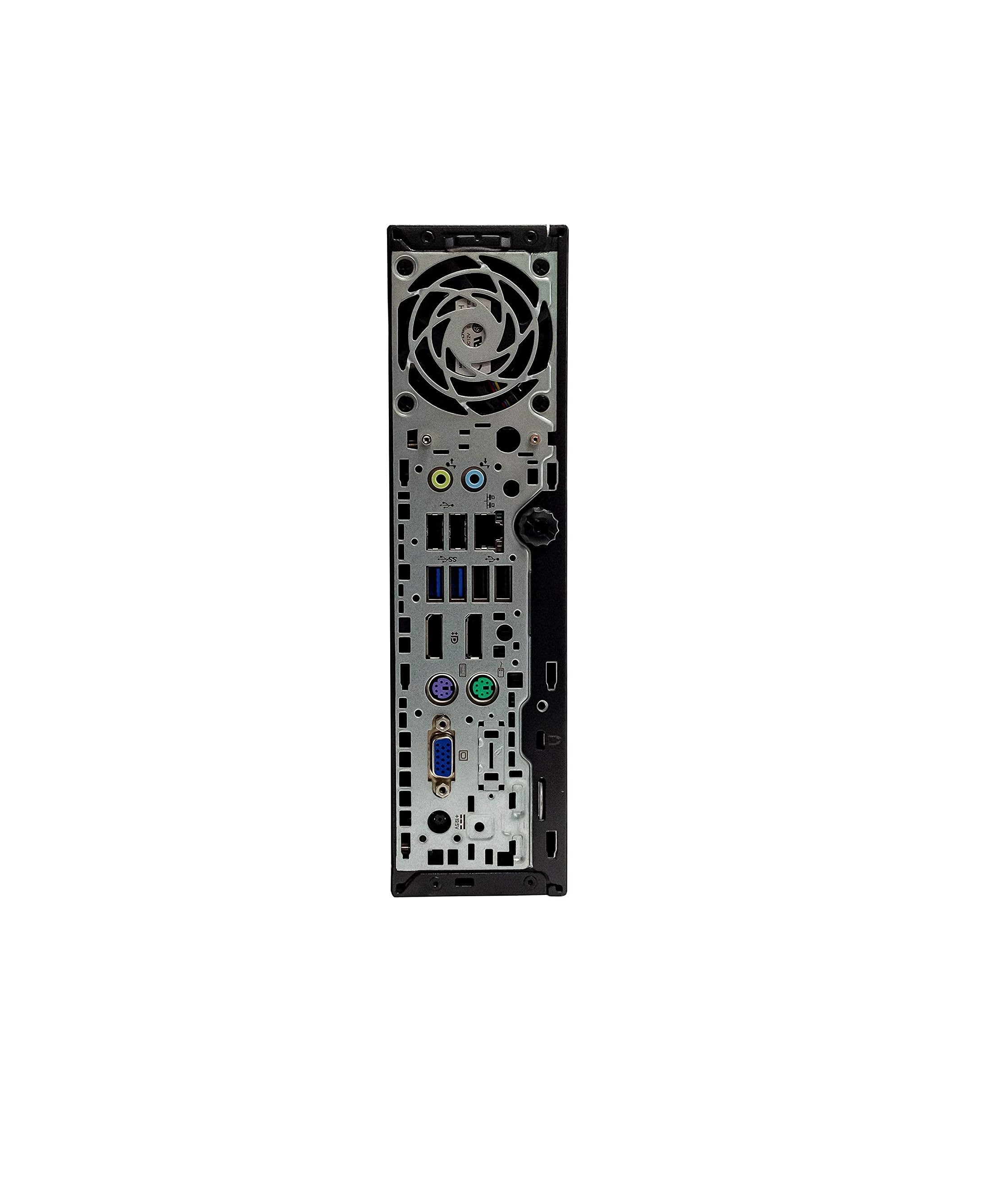 Refurbished HP EliteDesk 800 G1 Ultra Slim Desktop - Intel Core i7-4770S 3.1GHz, 16GB RAM, 512GB SSD, Windows 10 Pro | Compact Business PC for Office, Home & Remote Work
