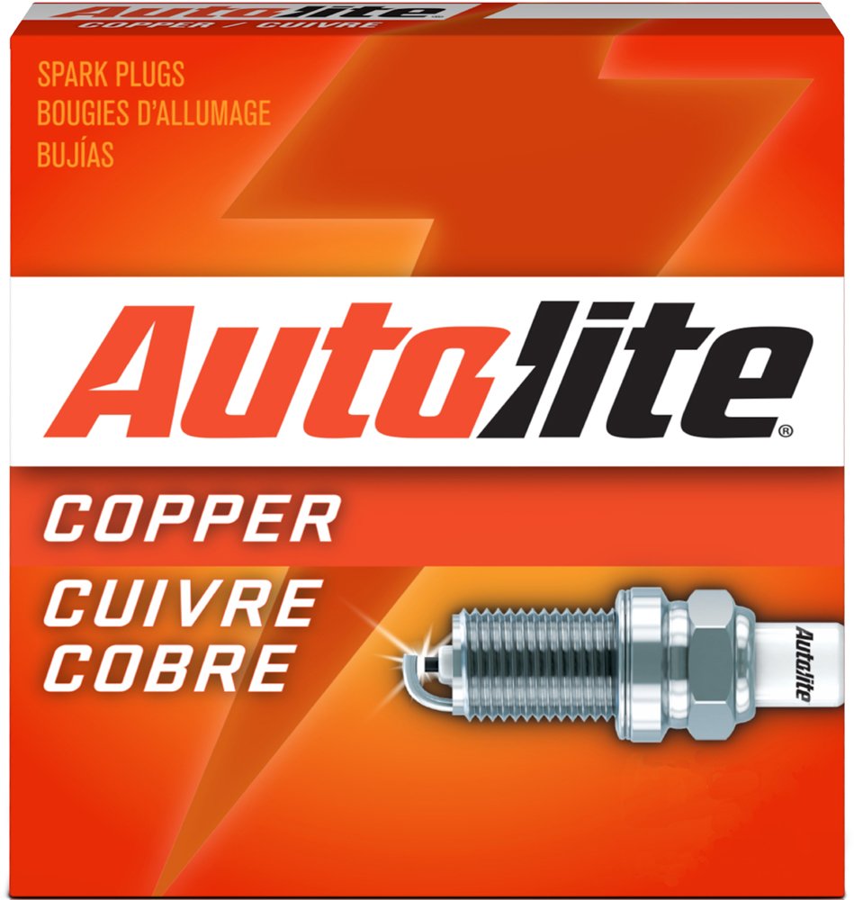 Autolite 664 Copper Resistor Spark Plugs - 4 Pack High Performance Replacement for Cars, Trucks & SUVs - Ideal for Daily Commuting, Off-Roading & Engine Tuning