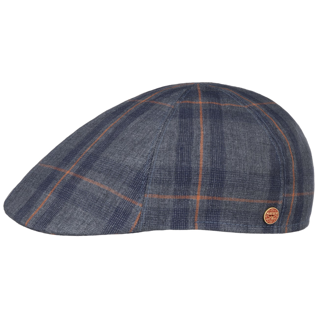 Mayser Paddy Kampen Linen Flat Cap - Classic Irish Style Summer Hat for Men | Perfect for Outdoor Activities, Golf, Fishing & Casual Wear