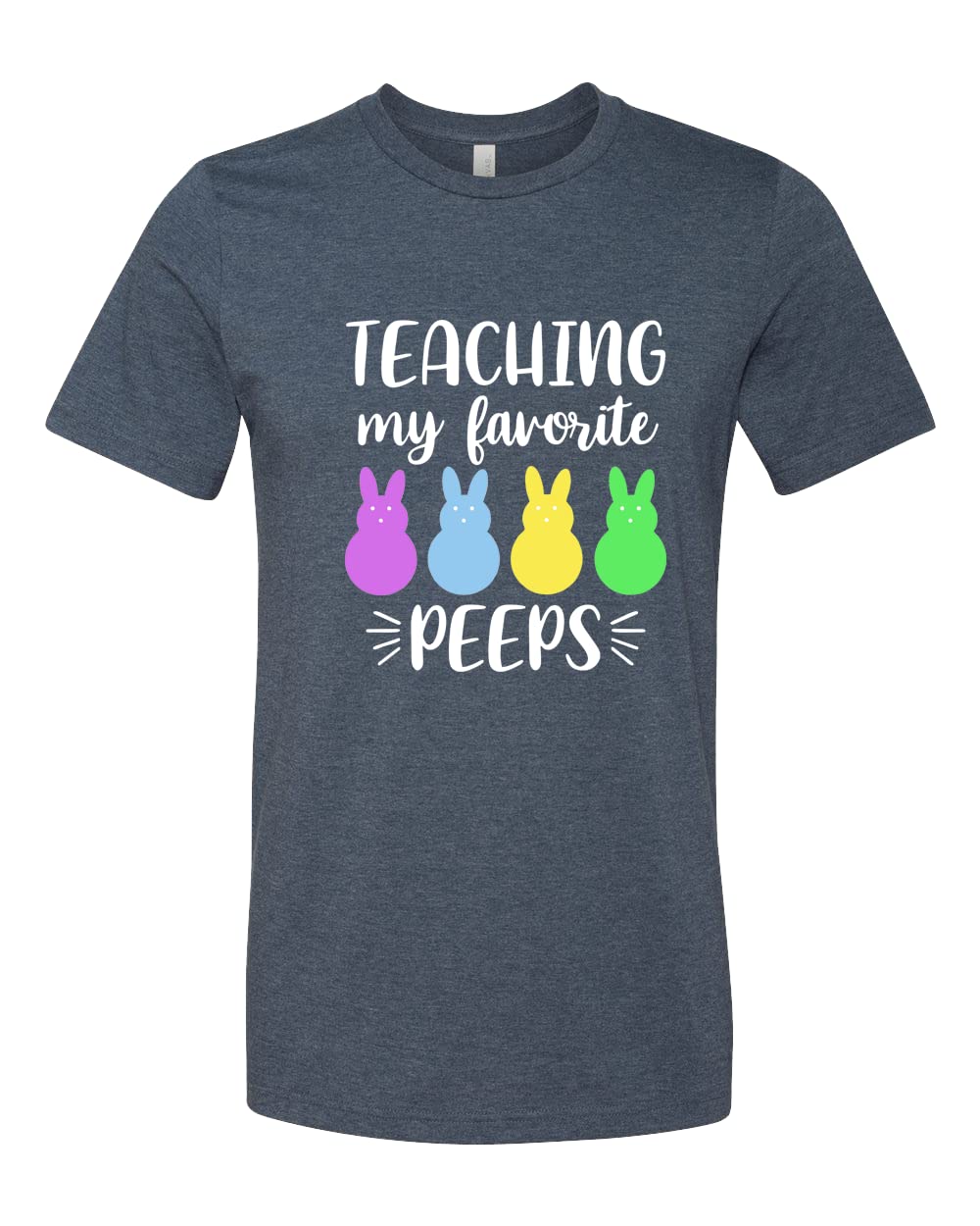 Teaching My Favorite Peeps T-Shirt - Funny Easter Teacher Appreciation Gift Tee for Women & Men - Perfect for Classroom, School Events & Easter Celebrations