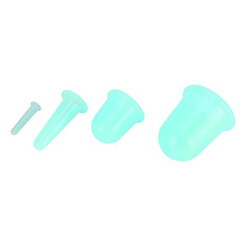 Premium Silicone Vacuum Suction Cups - Skin-Friendly, Burn Prevention & Scratch Resistant for Home Therapy & Relaxation - Perfect Gift for Pain Relief & Muscle Recovery (Green) - Ideal for Cupping Therapy, Massage & Self-Care at Home